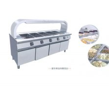 豪华单加热售饭台