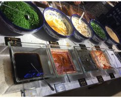 自助餐小料展台